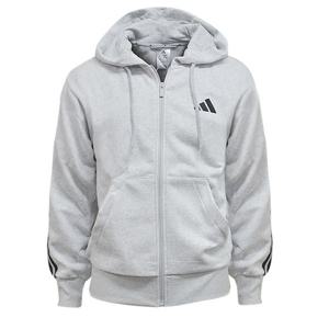 아디다스 에센셜 3선 풀집 플리스 후드자켓 JD1863