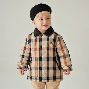 [닥스베이비]닥스베이비 베어 자수 퀼팅 자켓 (베이지) EVF25JP01M_BG