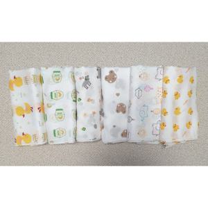 [베베원]아기 손수건 무형광 순면 엠보손수건 (순면100%) 10장