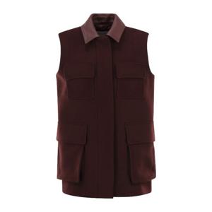 막스마라 울 알파카 캐시미어 롱 베스트 2521276043600 009