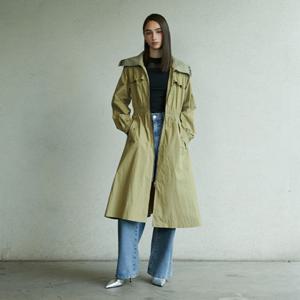 [에고이스트] ER4TC900 니트카라 탈부착 페미닌 롱 점퍼 (25년 가을)