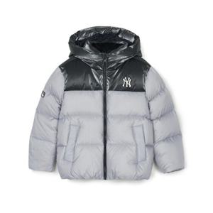 M MLB키즈패딩 NQK 7ADJR0446-50GRL 하이퍼 메탈배색 숏다운 뉴욕양키스