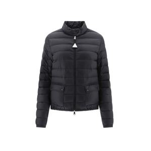몽클레어 란스 로고 경량 다운 패딩 블랙 여성 1A10100 53048 999