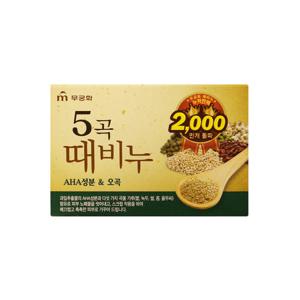 무궁화 5곡 때비누 90g