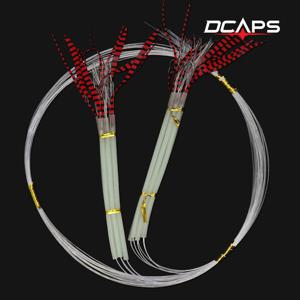 디캡스 15cm 장축광 12본 틴셀 롱스커트 갈치바늘 갈치낚시