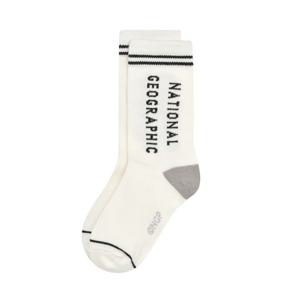 내셔널지오그래픽 키즈 K235KSO030 로고크루삭스 WHITE