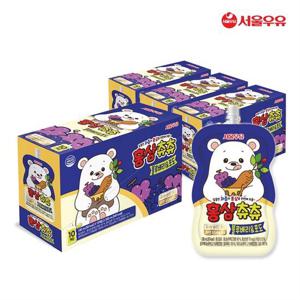 [서울우유]홍삼츄츄 블루베리,포도 100ml 40팩