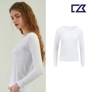 커터앤벅 여성 골프냉감 기능성 이너웨어(라운드넥)- CBL3MIW367