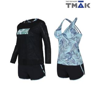 [티막]여성 비치 래쉬가드 3피스 EKM0201