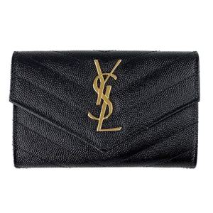 국내 생로랑 414404 카산드라 엔벨로프 플랩 지갑