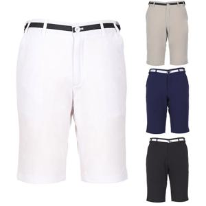 남성 골프반바지 아이스쿨 스판 밸트 슬림핏 하프팬츠 KOMMHS70