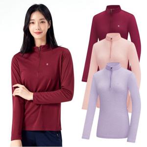 콜핑 하이쿨 기능성 무지여성 봄 등산 집업 티셔츠