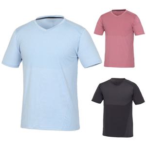 여름 하프 단가라 골프웨어 브이넥 남성 반팔티셔츠 KOMMTS72