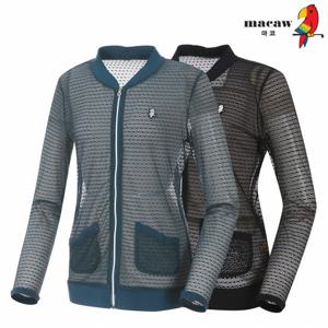 [마코] (여성)레이스 시스루 집업 자켓_MLW2TJ02