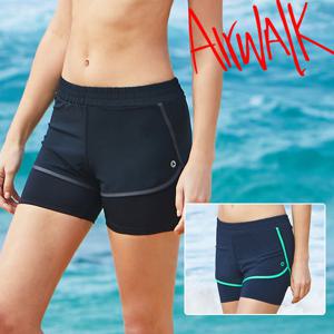 [에어워크]에어워크서프여성래쉬가드 3부 반바지레깅스 YAWe4106