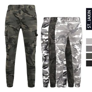 보스케 남성 겨울 기모 밴딩 카고팬츠 캐주얼 카모 조거팬츠