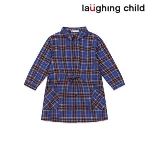 [래핑차일드] 체크 원피스(89C1950070_BL)