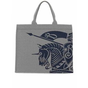 [BURBERRY] 라프리마 남성 토트 가방 미디엄 캔버스 8080749 Grey /8