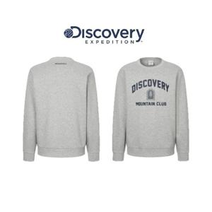 [디스커버리] 2025 S S 봄 DXMT23051MGS 남여공용 앞판 빅아치로고 그래픽 맨투맨