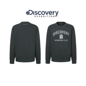 [디스커버리] 2025 S S 봄 DXMT23051DGS 남여공용 앞판 빅아치로고 그래픽 맨투맨