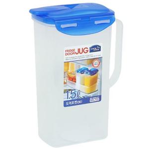 락앤락 사각 손잡이 물병 1.5L 뚜껑 냉장고 식당 캠핑