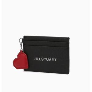 [질스튜어트] 블랙 로고 포인트 소가죽 카드지갑 JAHO5E470BK