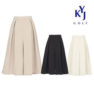 여름 살랑 플레어 치마바지 스판 여성 7부 와이드팬츠 KPMLSL82