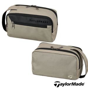 [테일러메이드]골프 가방 TCBPO9007 (UN740) TM25 A-컬렉션 파우치 베이지 이중 포켓 모던 심플  손가방