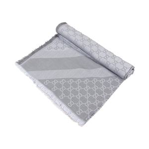 W 구찌 GG 울 스카프 그레이 281942 3G704 1962