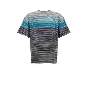 미소니 반팔 티셔츠 US24WL0ABJ00E5 SM9DD STRIPPED