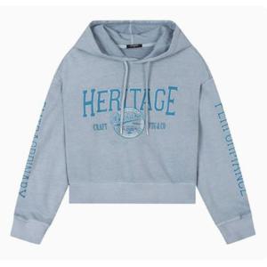 [버커루] 여성 루즈핏 HERITAGE 아트웍 후드 TS (B243TS530P)