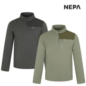 [네파] 남성 봄가을 등산티 마운틴 포켓 집업 티셔츠 7J15402