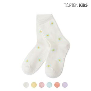 [탑텐키즈][탑텐키즈] 여아 FW 패턴 레귤러 삭스_MKB5AY2321