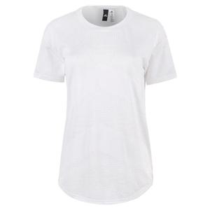 아디다스 여성 자카드 반팔 라운드티셔츠 매장판 CG0999