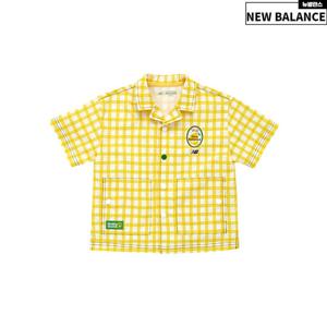 뉴발란스키즈 시어서커 체크 셔츠 상하의세트 NK9YE3601B-30