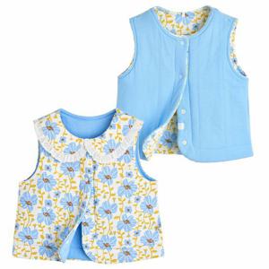 [모이몰른]유아 블룸양면 패딩 베스트 M234JJN66P