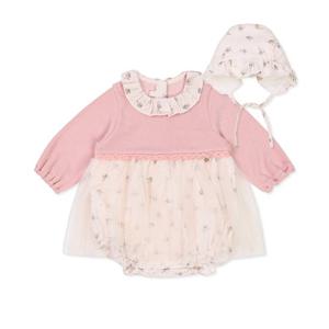 오가닉맘 (출산돌선물세트)플로라긴소바디수트보넷세트(가을신상품) (MKFTQS01)