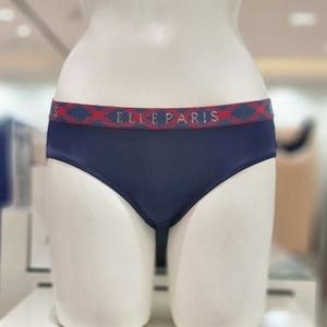 [엘르] 네이비 체크 포인트 밴드 햄라인 팬티 EDWBPA22NV