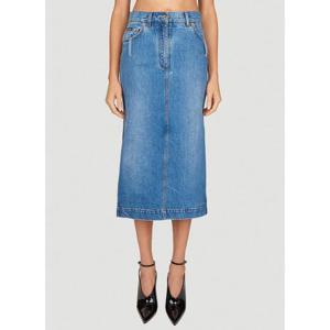 26 SS 돌체앤가바나 사이드 스플릿 데님 미디 스커트 F4CP1D GDBV1 S9000
