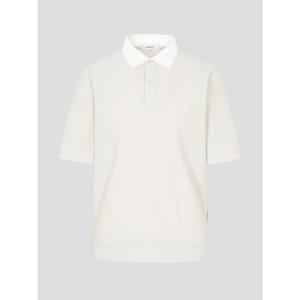 [25FW 신상] [빈폴멘] 메쉬 배색 칼라넥 반소매 티셔츠  아이보리 (BC5742C110)