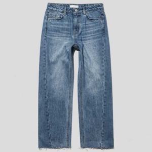 [플랙진] 여성 로그 일자와이드 데님 PJTO5LGK565