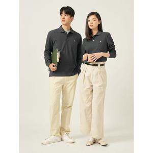 [빈폴멘] [Essential] 남녀공용 수피마코튼 피케 티셔츠 - 애쉬 (BC5741E014)