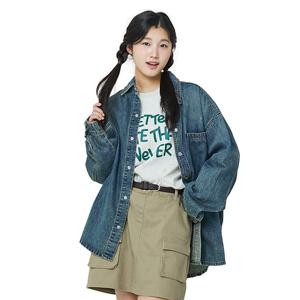 [소이] 남자 봄이월 루즈핏셔츠형데님자켓(25F1501)