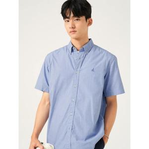 [25FW 신상] [빈폴멘] 필라필 반소매 셔츠 - 블루 (BC5765C47P)