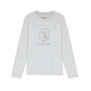 [뱅뱅]여성 프린트 라운드 긴팔 티셔츠 (NTL703)