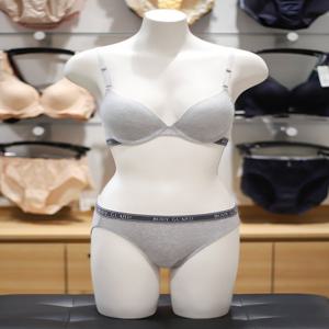 [보디가드] 멜란그레이 기본 면브라 삼각팬티 셋트 BGWBA195 BGWPA195