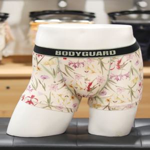 [보디가드] YD01 그린 플라워 남자 드로즈 사각팬티 BGMDA301