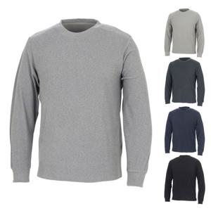 [김영주골프] 겨울 고밀도 양면 후리스 보온 크루넥 남성 기모 티셔츠 DPWMTS35