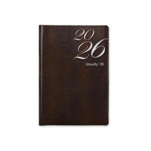 2026년 다이어리 유즈어리18 브라운 D1104010126-002 양지사