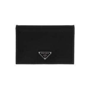 26 SS 프라다 트라이앵글 로고 폴더 지갑 블랙 2MV0172DMH